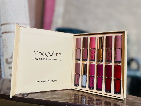 Mocallure - 12 Pc Transparent Lip Gloss Set