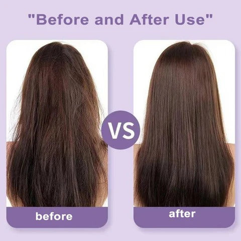 2-in-1 Hair Styling Brush | Straightener & Curler Comb