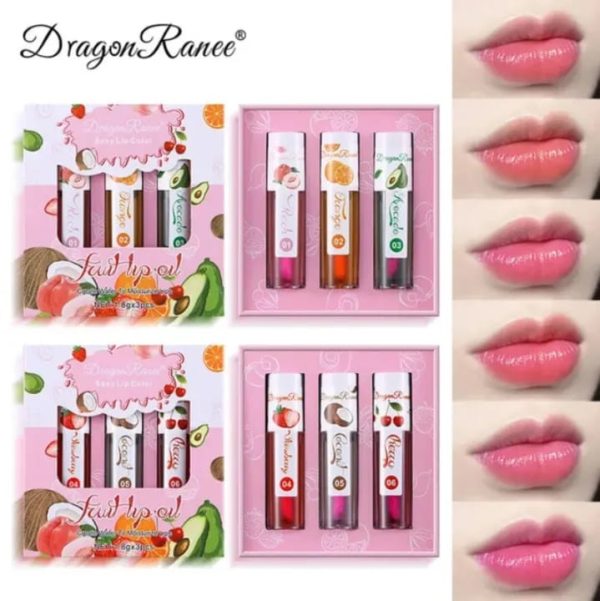 Dragon Ranee Lip Oil Set – 3 PCS
