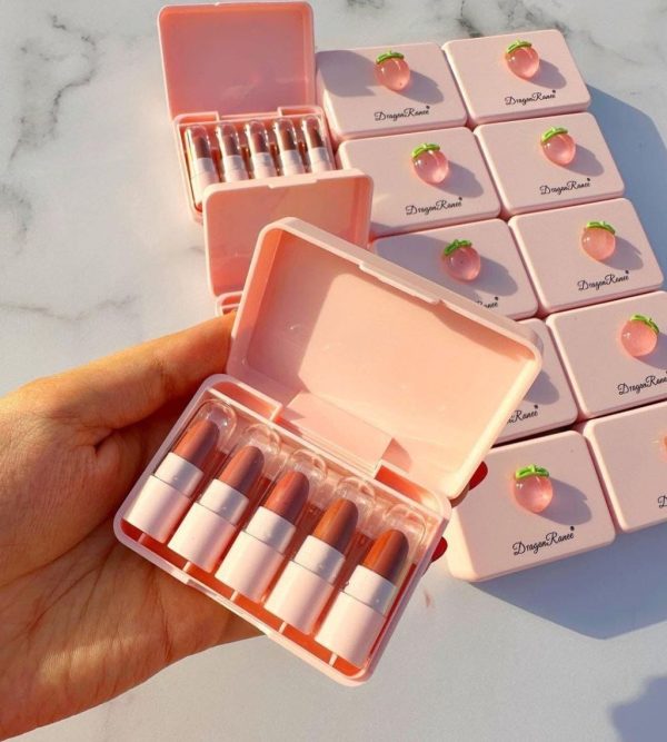 Dragon Ranee Mini Lipstick Set – 5 PCS – Soft Matte Finish