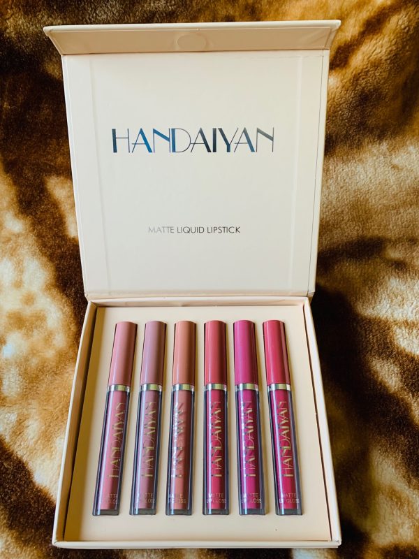 Handaiyan Matte Liquid Lip Gloss Set – 6PC