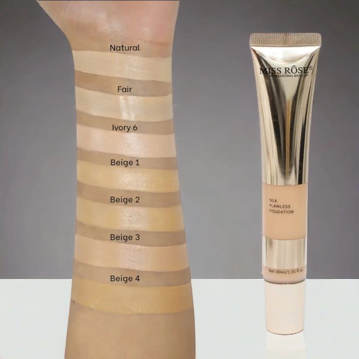 Miss Rose Silk Flawless Liquid Foundation – 35ml