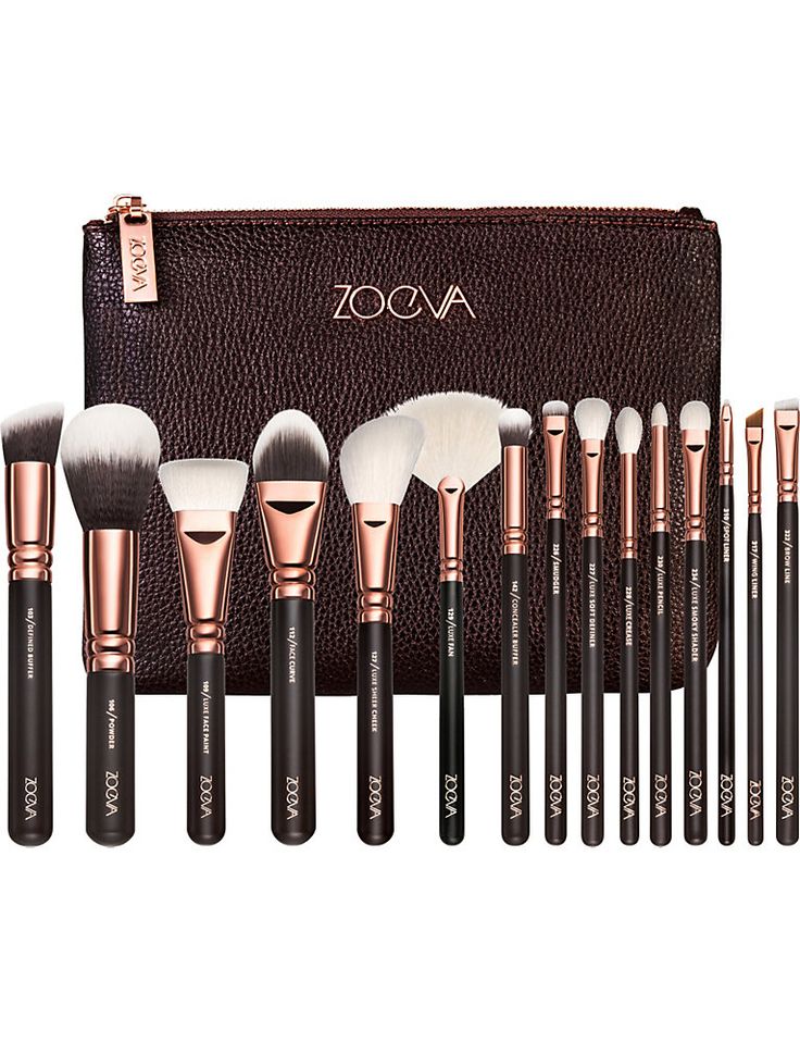 Zoeva - 15pc Makeup Eye Brush Set with Pouch