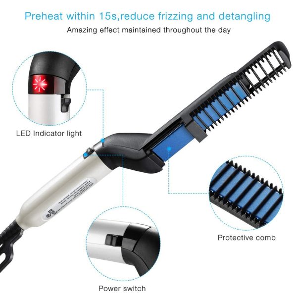 Electric Beard Straightening Comb