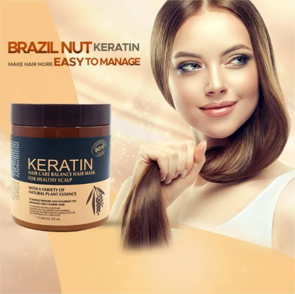 Keratin - Hair Care Balance Hair Mask for Healthy Scalp