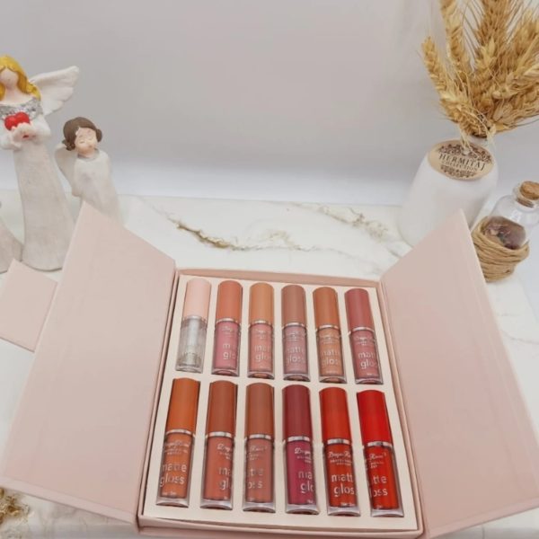 Dragon Ranee Lip Gloss Set – 12 PCS – Mixed Shades