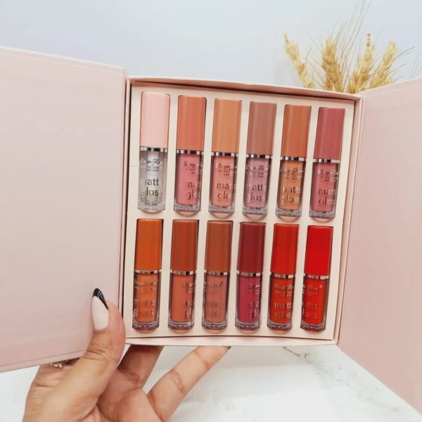 Dragon Ranee Lip Gloss Set – 12 PCS – Mixed Shades