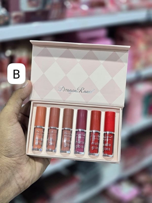 Dragon Ranee Lip Gloss Set - 6 PCS -Bold Colors