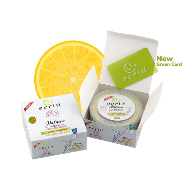 Ecrin Organic Halawa Wax – 100% Lemon & Sugar Base