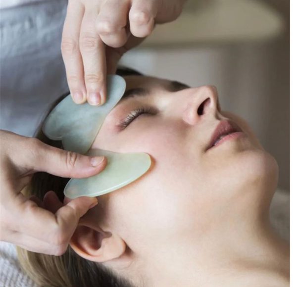 Flawless Jade Roller with Gua Sha(Marble Stone)