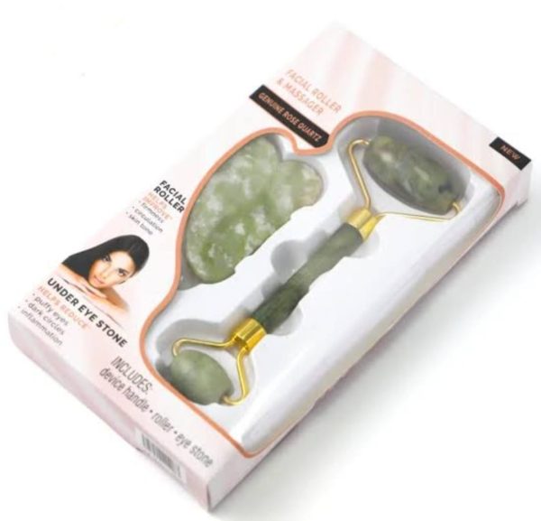 Flawless Jade Roller with Gua Sha(Marble Stone)