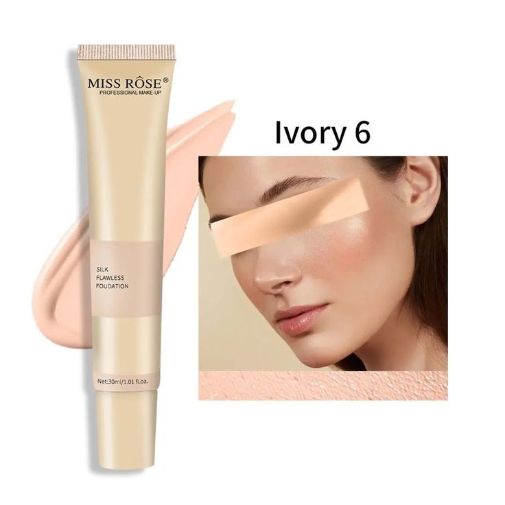 Miss Rose Silk Flawless Liquid Foundation – 35ml