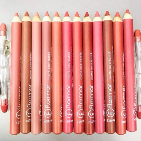 Flormar Lip Pencils Set - 12 PCS