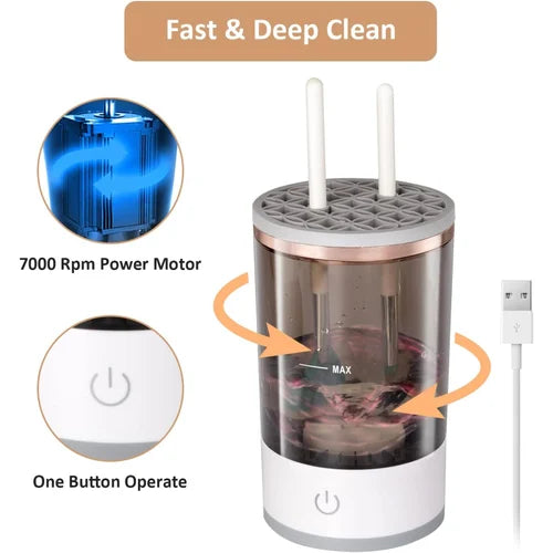 Electric Makeup Brush Cleaner (USB Rechargeable)