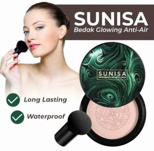 Sunisa 3-in-1 Air Cushion BB & CC Cream Foundation (Mushroom Head)