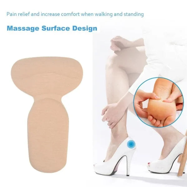 T-Shape High Heel Grip – Foot Support Cushion Pads for Heels & Arch