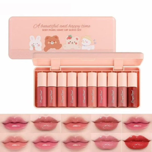 Dragon Ranee Matte Lipstick Set – 10 PCS – Long Wear Shades