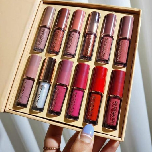 Mocallure - 12 Pc Transparent Lip Gloss Set