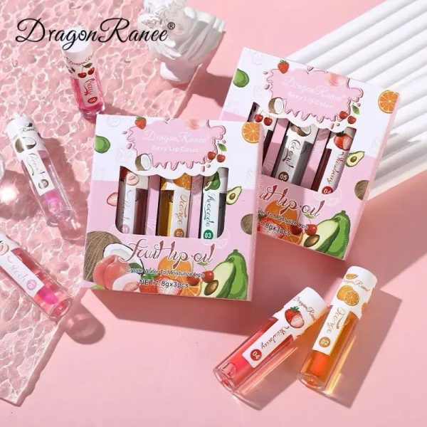 Dragon Ranee Lip Oil Set – 3 PCS