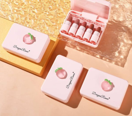Dragon Ranee Mini Lipstick Set – 5 PCS – Soft Matte Finish