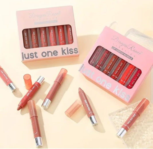 Dragon Ranee Lip Crayon Set – 6 PCS – Smooth Application