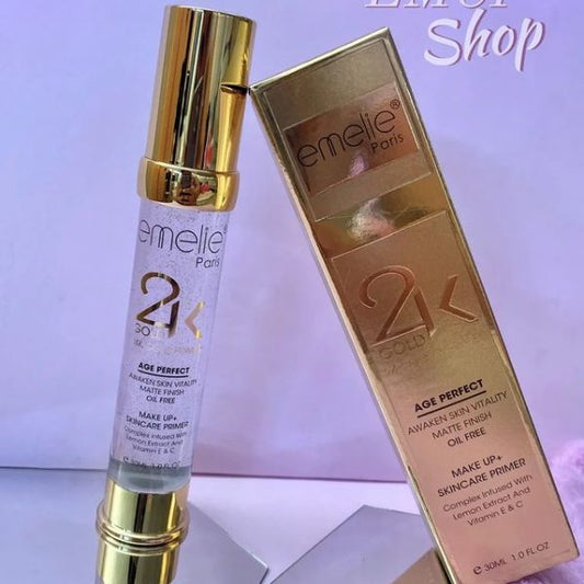 Emelie Paris 24k Gold Age Perfect Makeup + Skincare Primer – 30ml