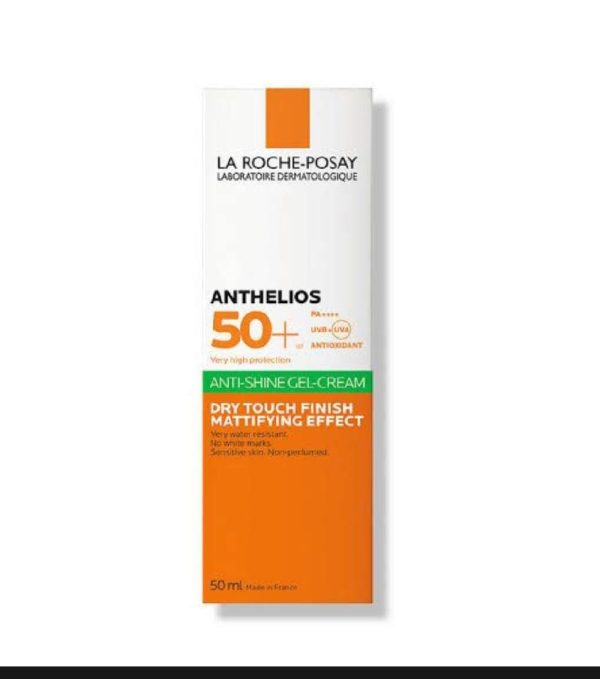 La Roche-Posay Anthelios Gel-Cream SPF 50+ | Anti-Shine Sunscreen – 50ml
