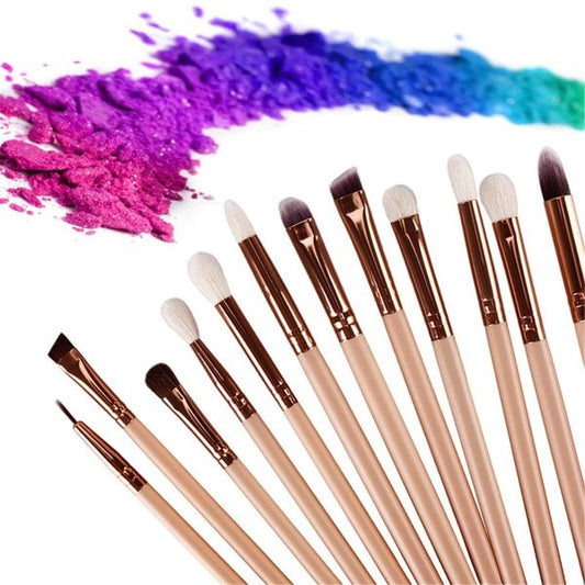 Zoeva - 12pc Makeup Eye Brush Set with Pouch