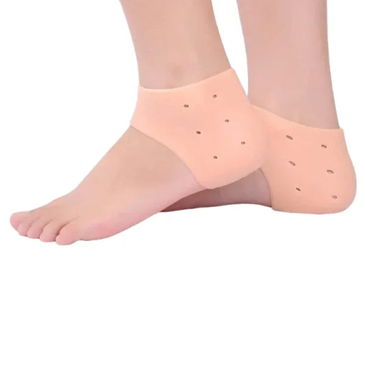 Pair of Half Heel Pain Anti-Crack Silicone Set – Pain Relief (Unisex, with Box)